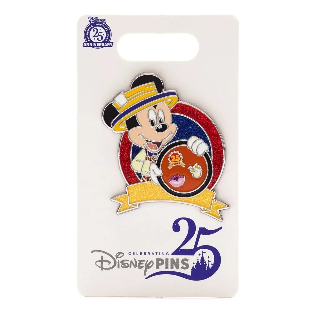 Disney Celebrating 25‎ Years Pin Mickey Mouse 25th Anniversary Pin Trading 2025